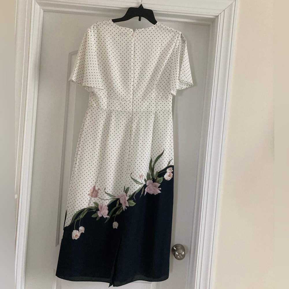 Ted Baker Floral Midi Dress New with tag UK size 3 US size 8 - Picture 4 of 10
